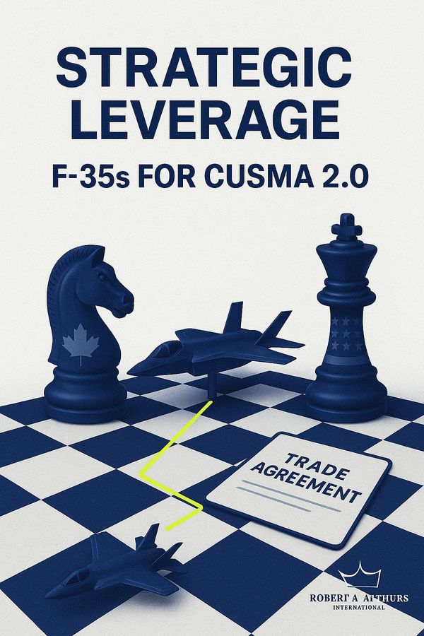 Smart leaders leverage high-value military contracts as strategic negotiation chips in broader trade agreements. This is happening now with Canada's F-35 deal and CUSMA renegotiation.