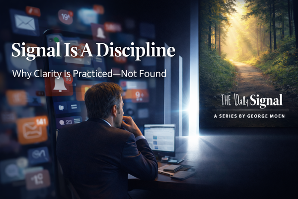 Why Clarity Is Practiced—Not Found