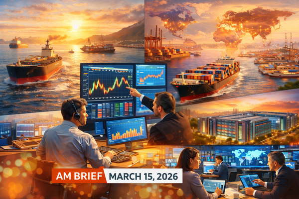 WBN Morning Brief – March 15, 2026: Oil Shock Dominates Global Markets
