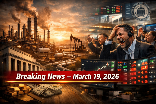 🌍 WBN Morning Brief – March 19, 2026: Oil Breaks $110 As Iran Strikes Trigger Global Repricing