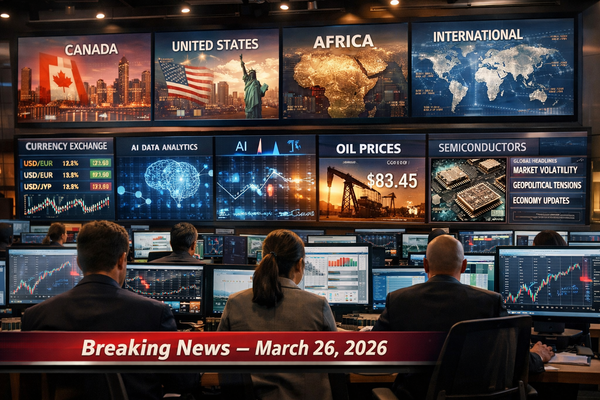 🌍 WBN Morning Brief – March 26, 2026: AI And Rates Reshape Markets