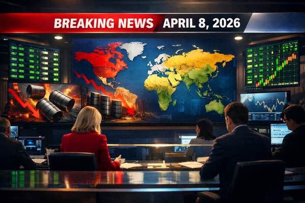 🌍 WBN Breaking News – April 8, 2026: Ceasefire Sparks Global Market Surge, Oil Drops