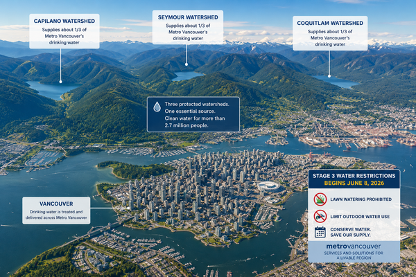 Metro Vancouver Moves to Stage 3 Water Restrictions: Why Conservation Matters Even in One of Canada's Rainiest Regions