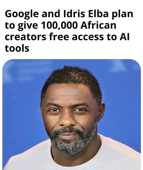 Google and Idris Elba Open AI Doors for 100,000 African Creators