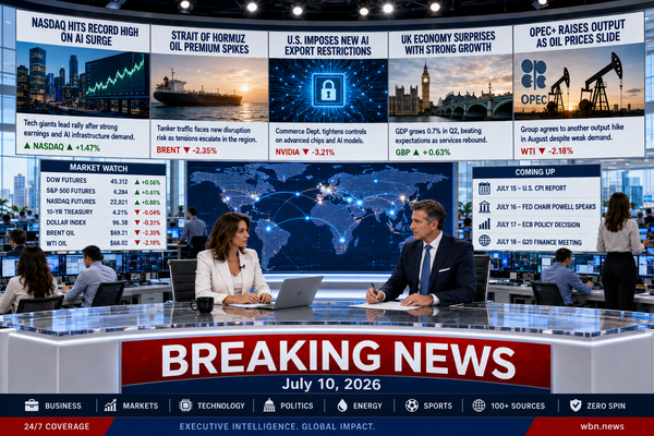 📰 WBN Breaking News — July 10, 2026: Meta Sets September Start For In-House AI Chip As Apollo Ignites $7.65 Billion Bidding War For EasyJet