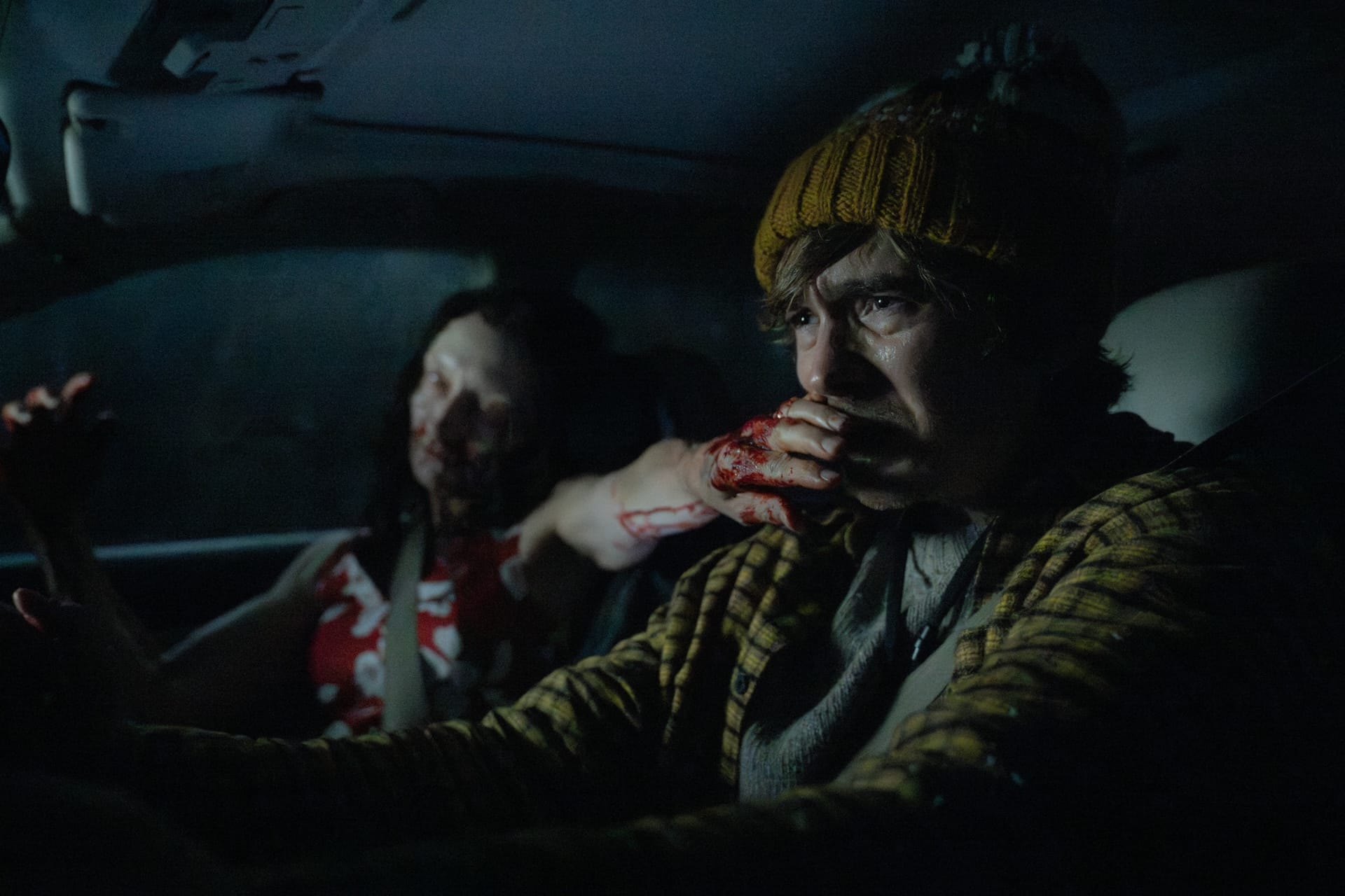 Austin Abrams as Bryan in Resident Evil.