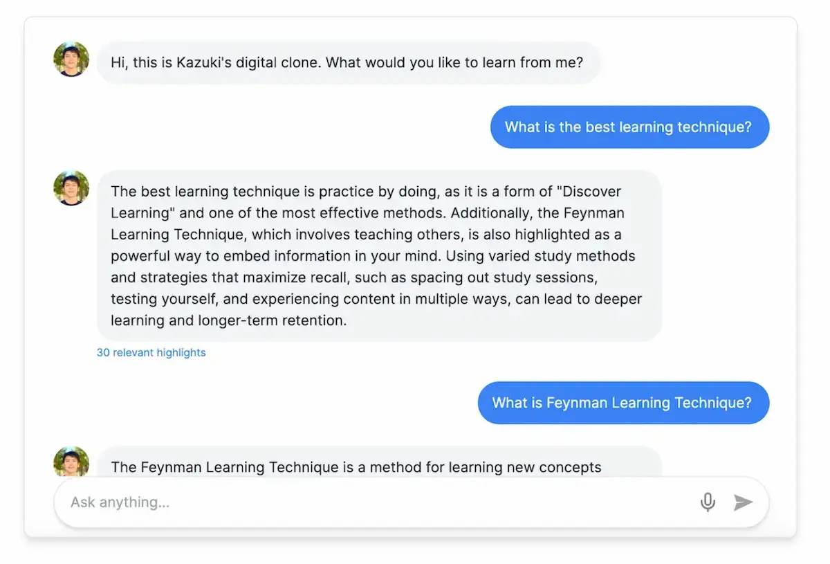 Chat with Your Highlights & Notes