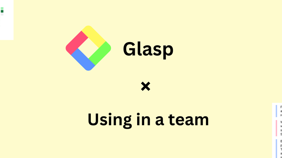 How to use Glasp in a team with Darren and Amanda