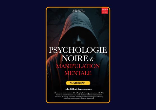 Psychologie noire et manipulation mentale - La bible de la persuasion d'Ethan Moreau & Opus Editio : Avis honnête - Qu’apprends-tu vraiment dans ce livre ?