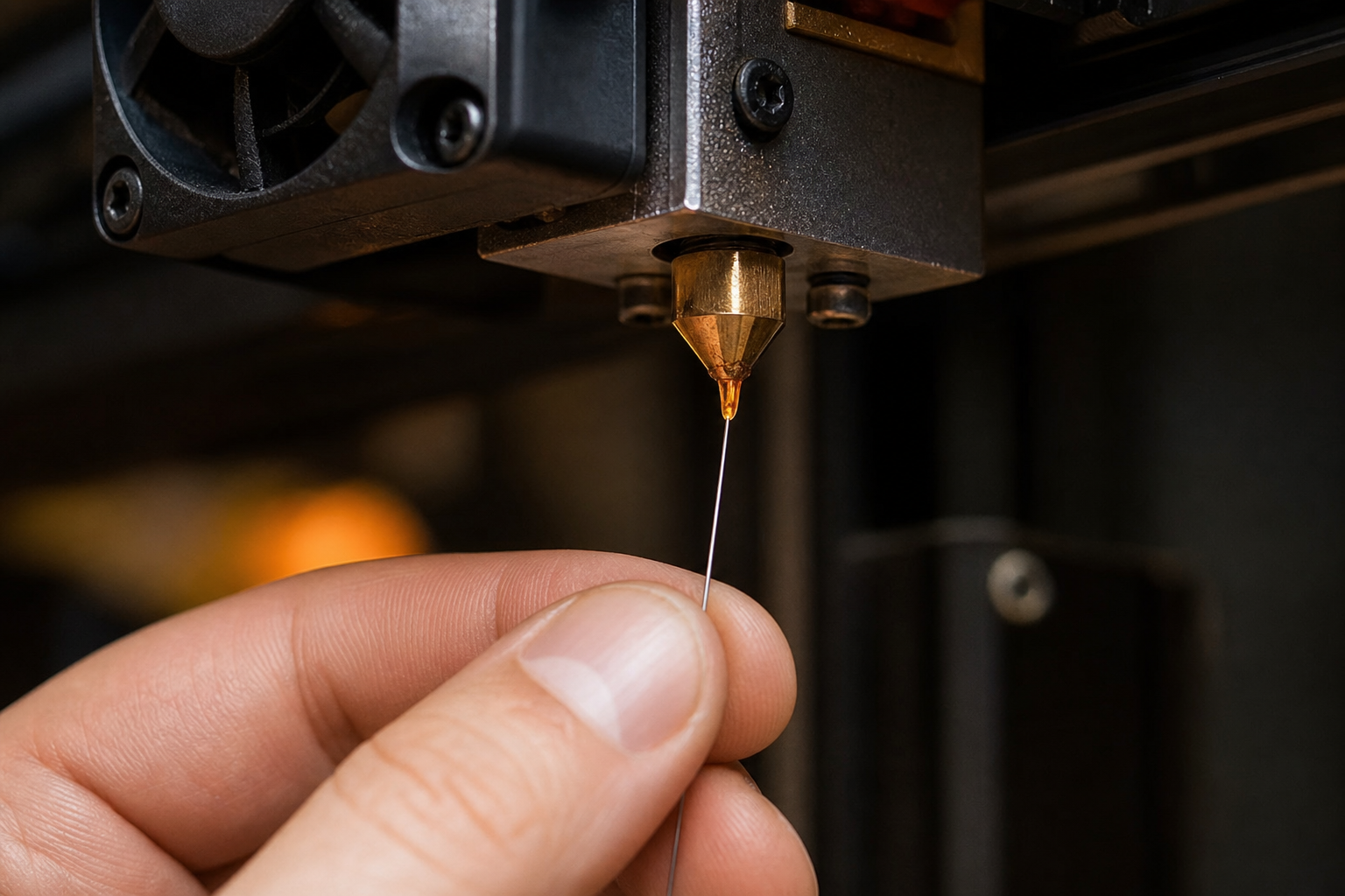 unclog nozzle needle