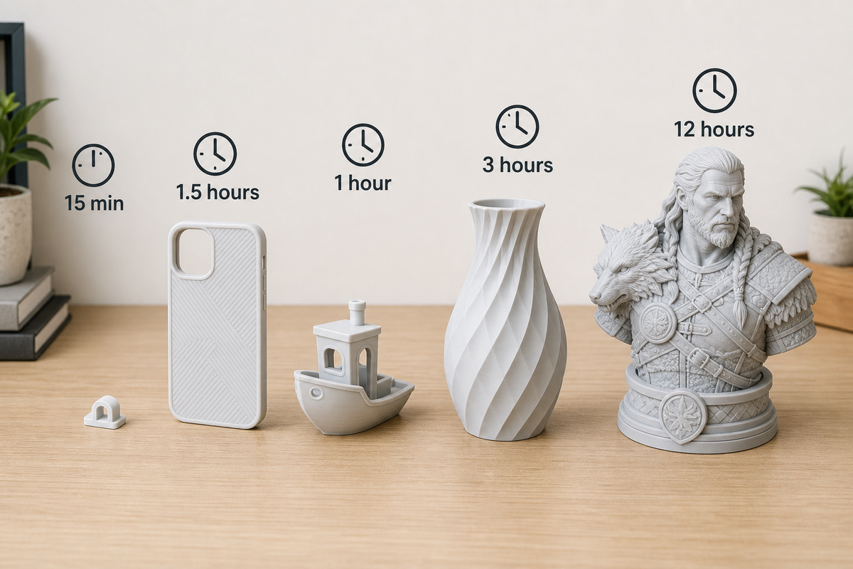 how long 3d printing takes