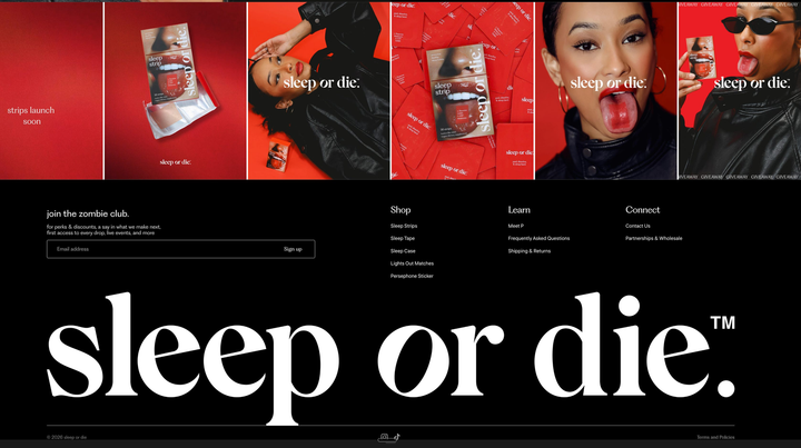 [아티클] Founder led 브랜드, Sleep or Die