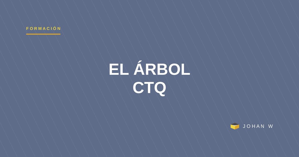 El árbol CTQ: de una necesidad del cliente a un requisito que se puede medir