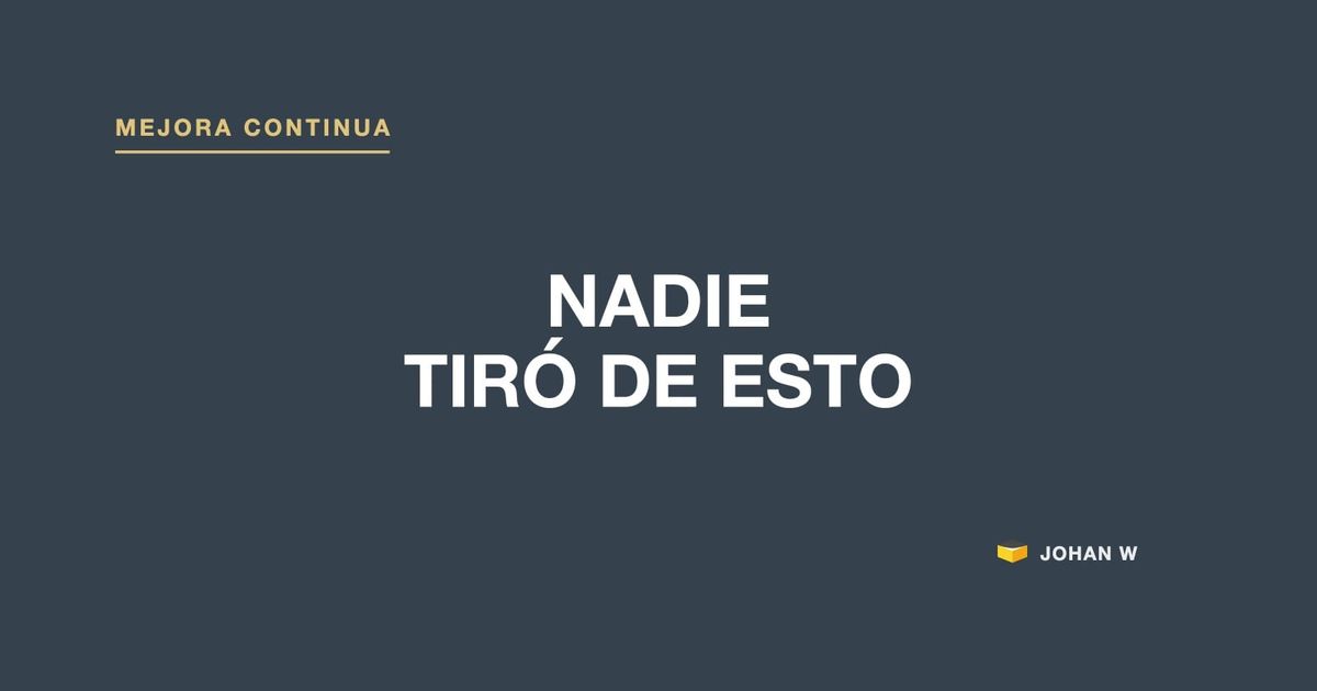 🧲 Nadie tiró de esto: el agente de IA que nadie usa es inventario