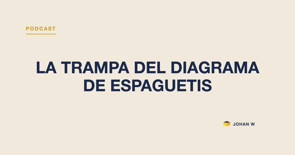 Episodio 18 del podcast: La trampa del diagrama de espaguetis