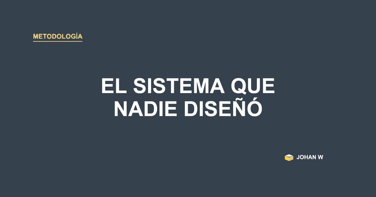 🗂️ Tu sistema de gestión ya existe, solo que nadie lo diseñó