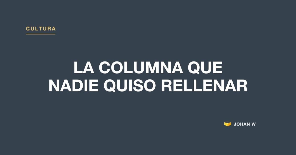 🕳️ La columna que nadie quiso rellenar