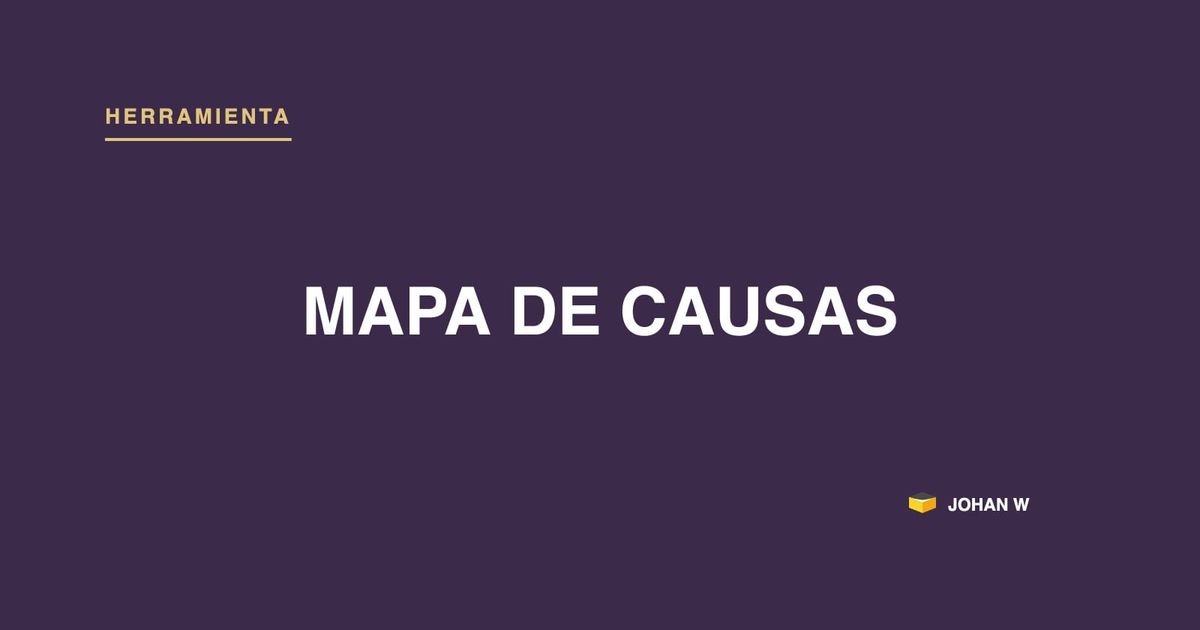 Mapa de causas, herramienta gratuita