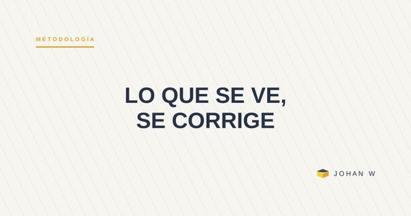 Control visual: hacer visible el problema