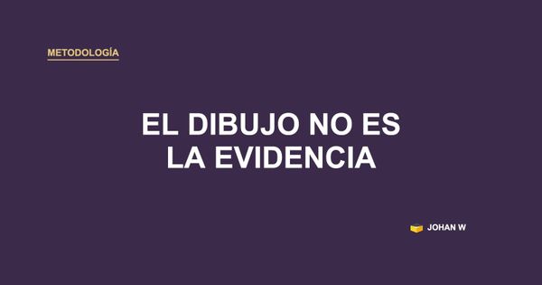 📏 El dibujo no es la evidencia. El número lo es.