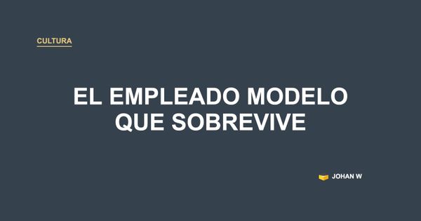 🎭 El empleado modelo que en realidad está sobreviviendo