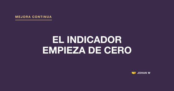 📉 El día que renombras, el indicador empieza de cero