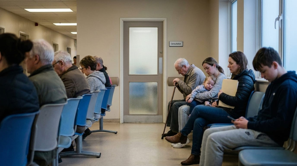 Featured image - crowded waiting room facing a closed consultation room door