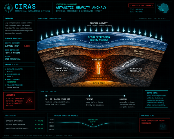 Antarctica Gravity Anomaly Explained | Earth’s Strongest Gravity Hole & Arctic Effects