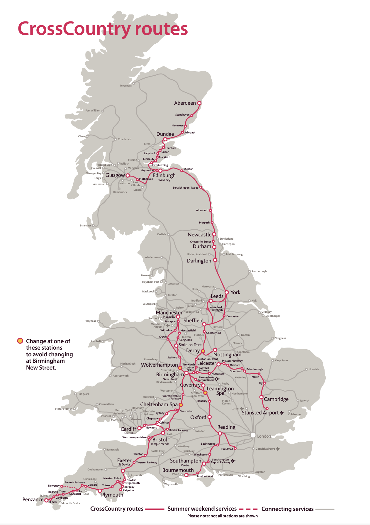 CrossCountry routes
