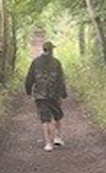 A man walking