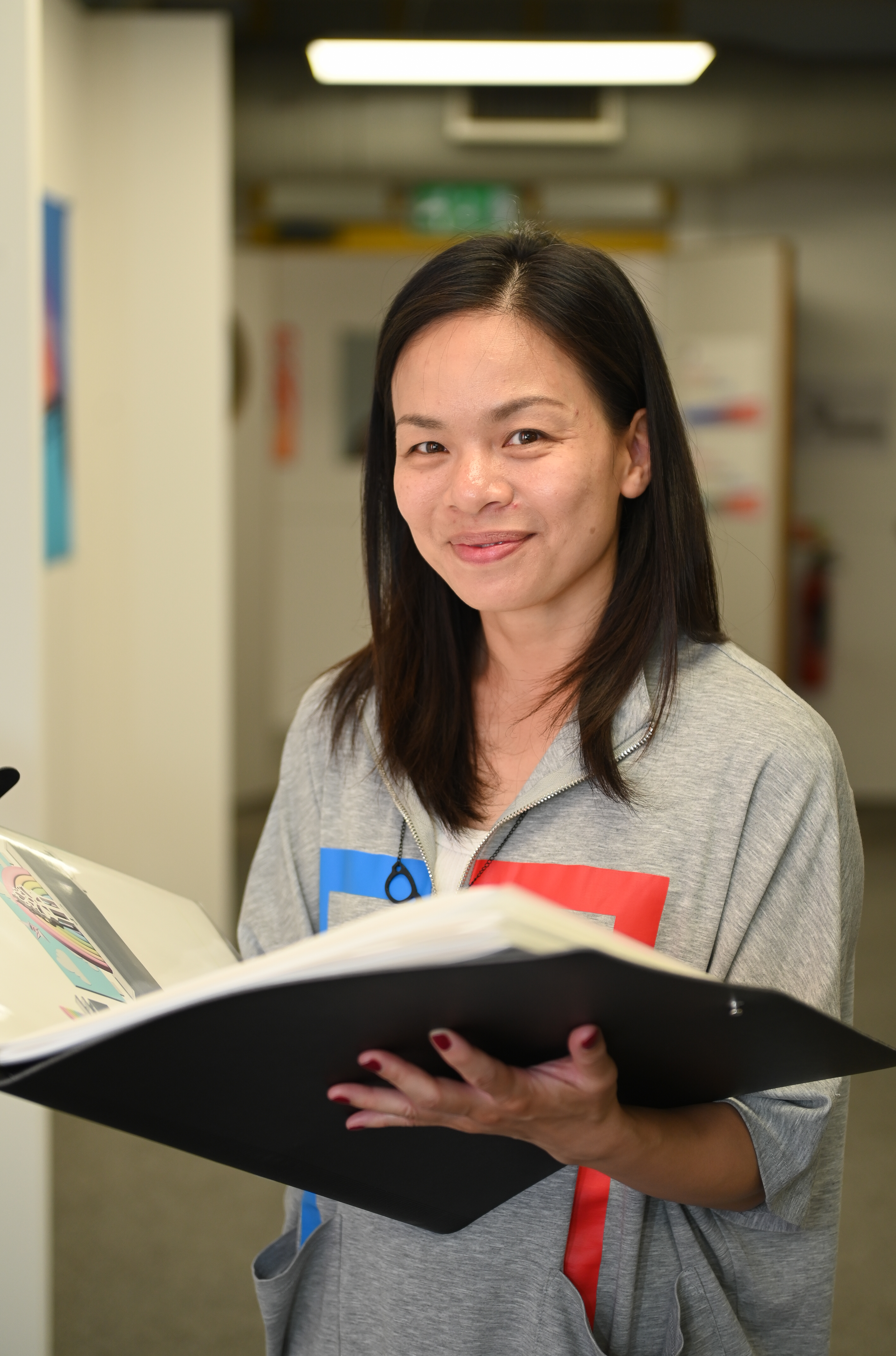 Sammi Wong in her final year at the University of Suffolk in 2023
