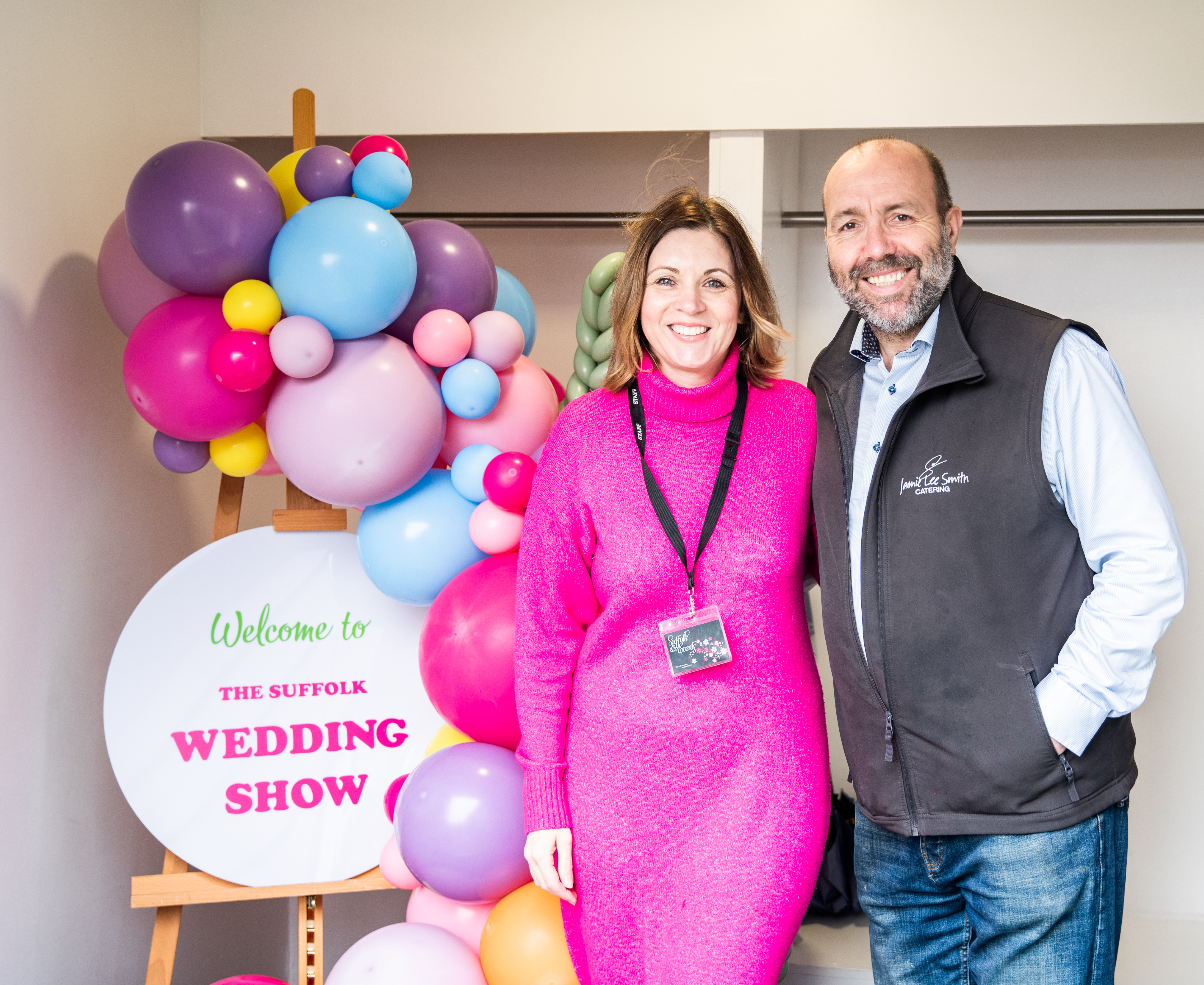 The Suffolk Wedding Show founder Melissa Neisler Dickinson and Jamie Smith of Venue 16