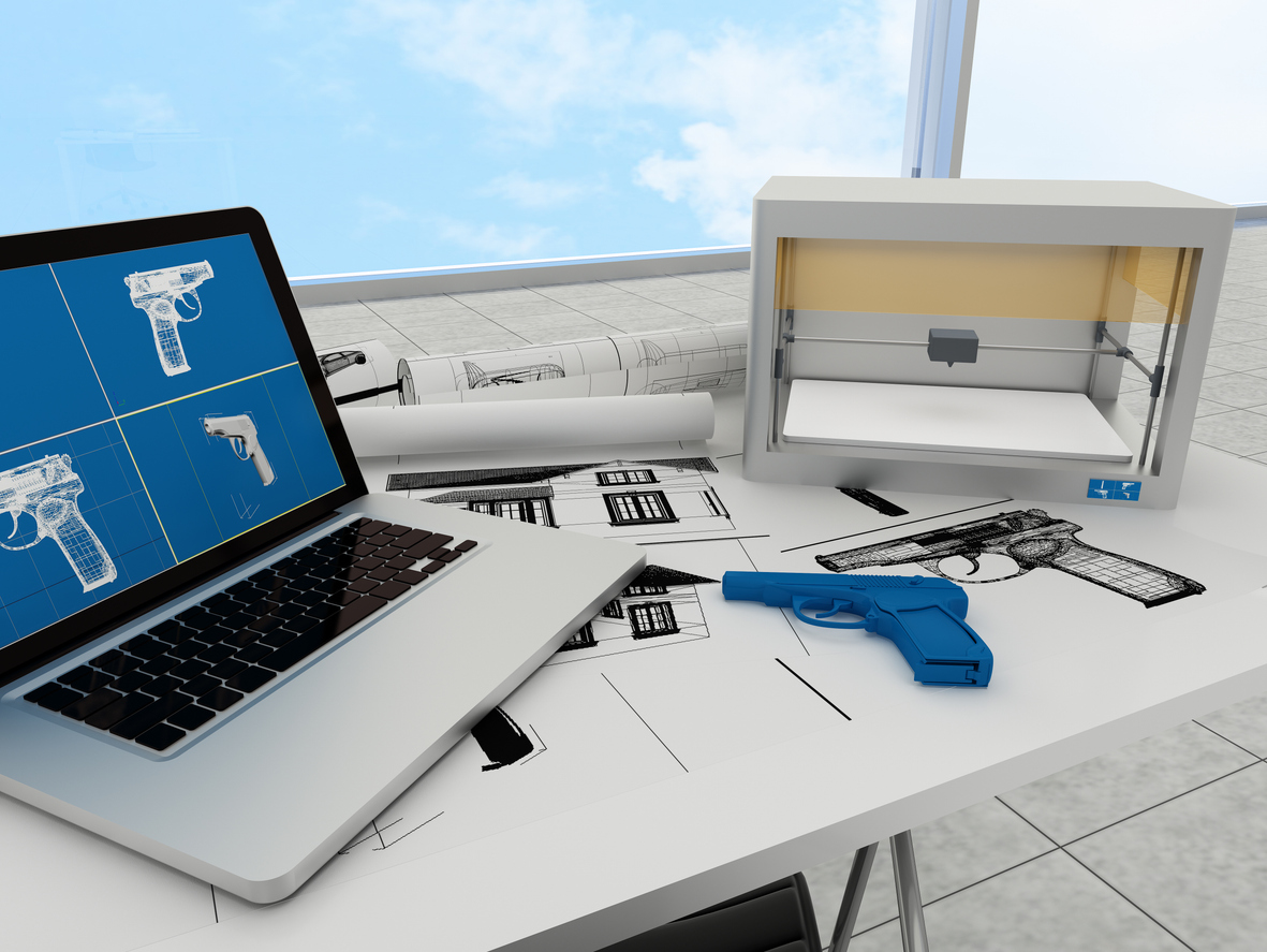 3D printed pistol