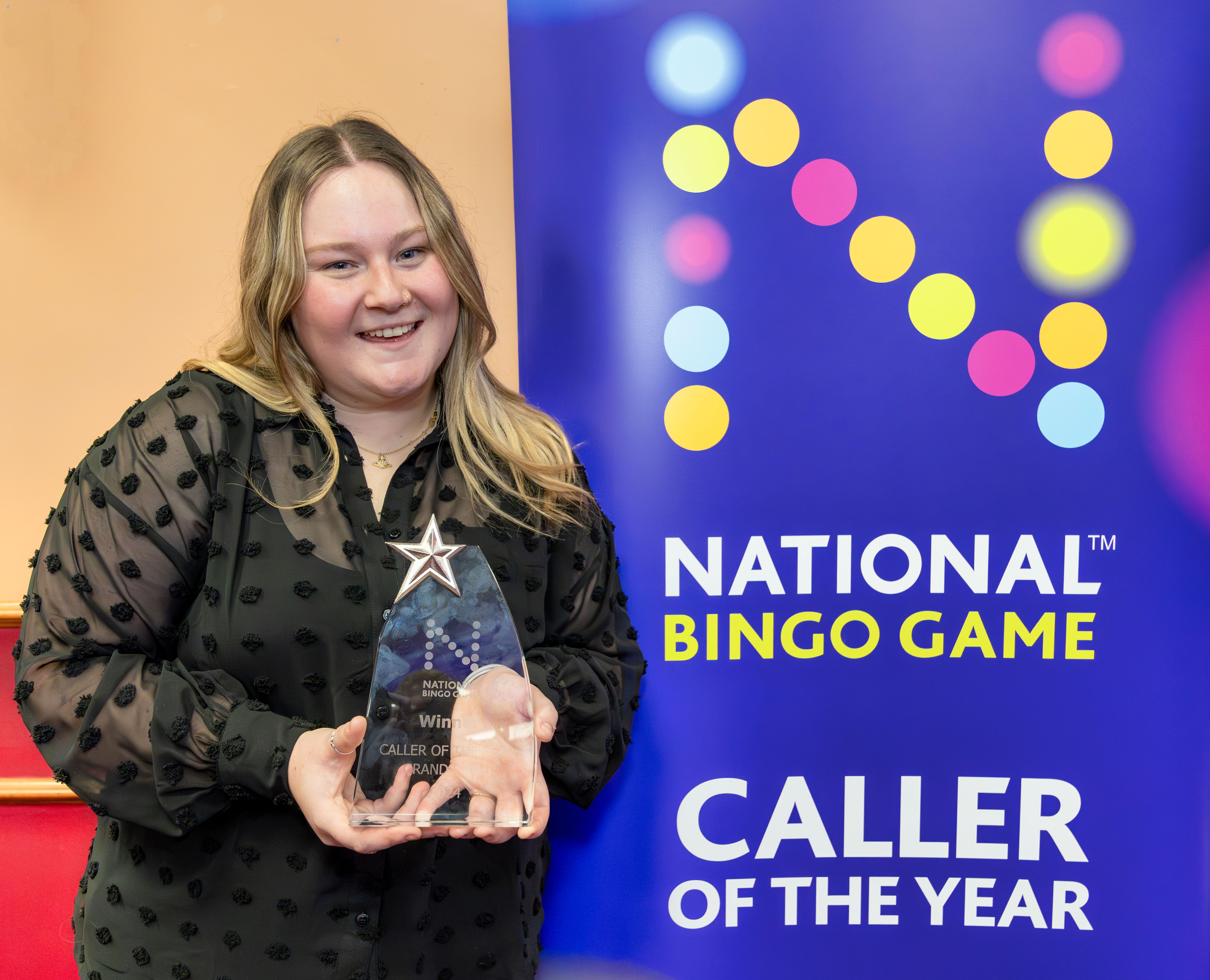 Issy-Mae beat six other finalists to claim the title of National Bingo Game Caller of the Year