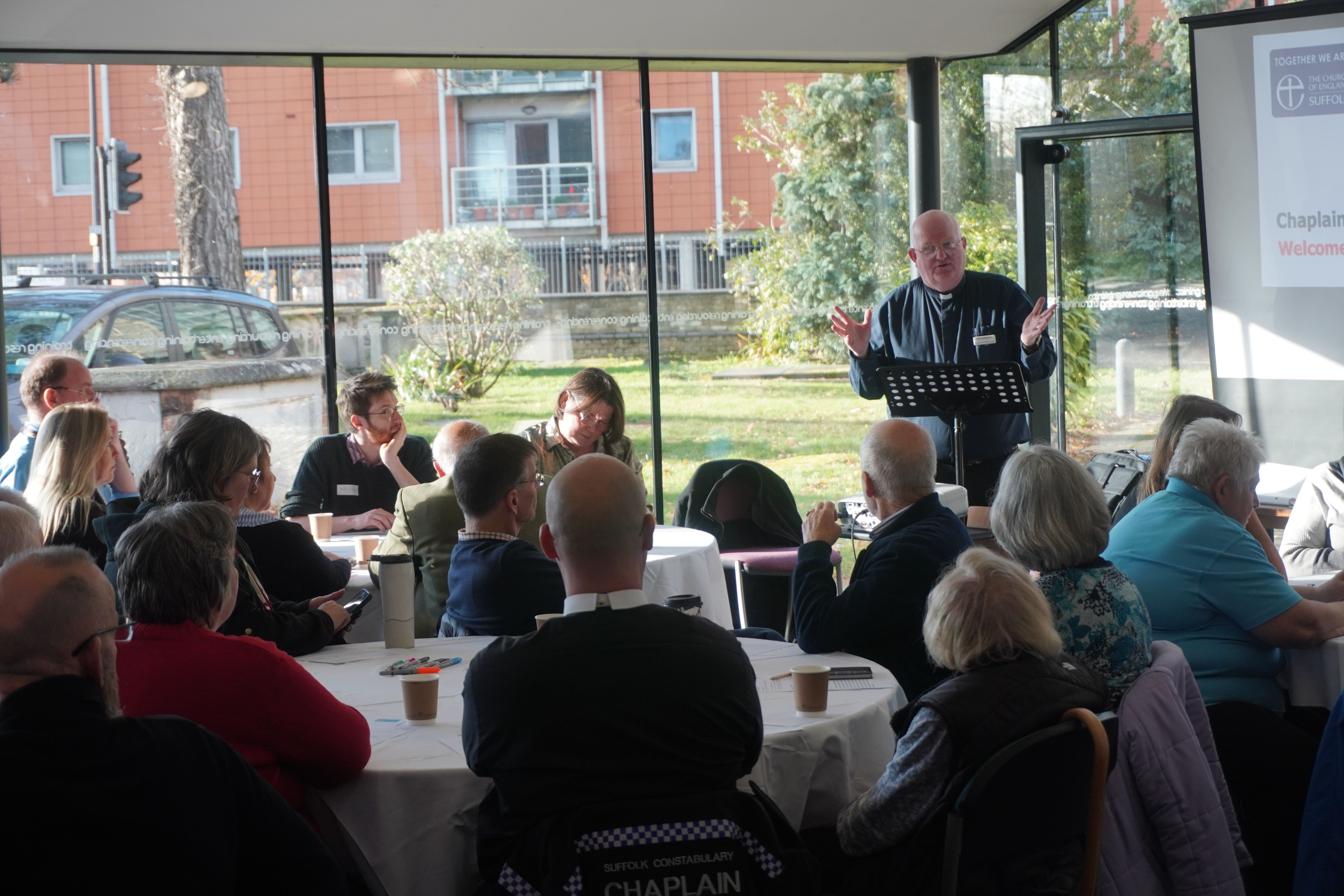 Dozens of chaplains gathered in Ipswich to showcase their work supporting people across sectors including prisons, healthcare, education and police services