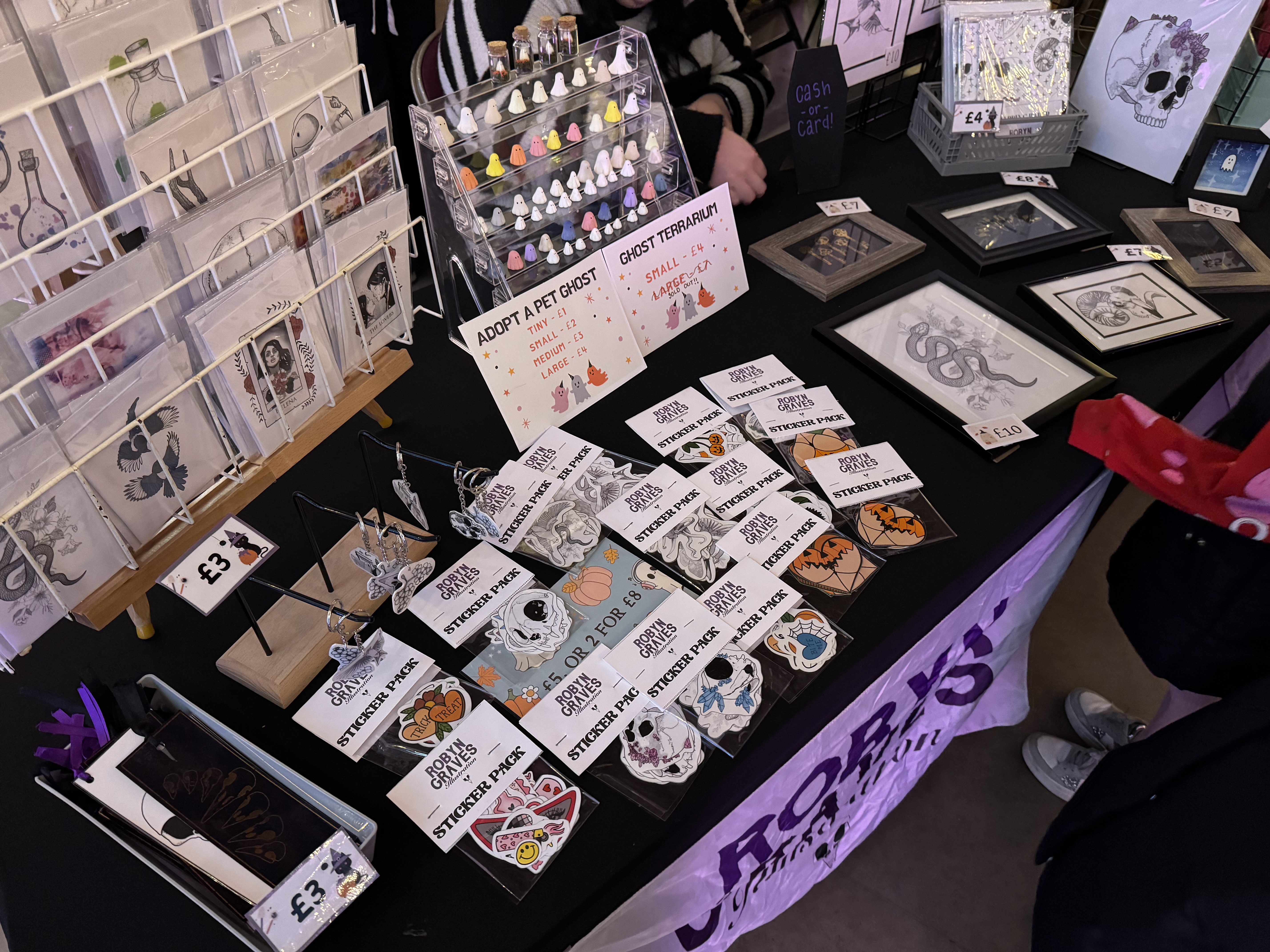 The Robyn Graves Illustration stall