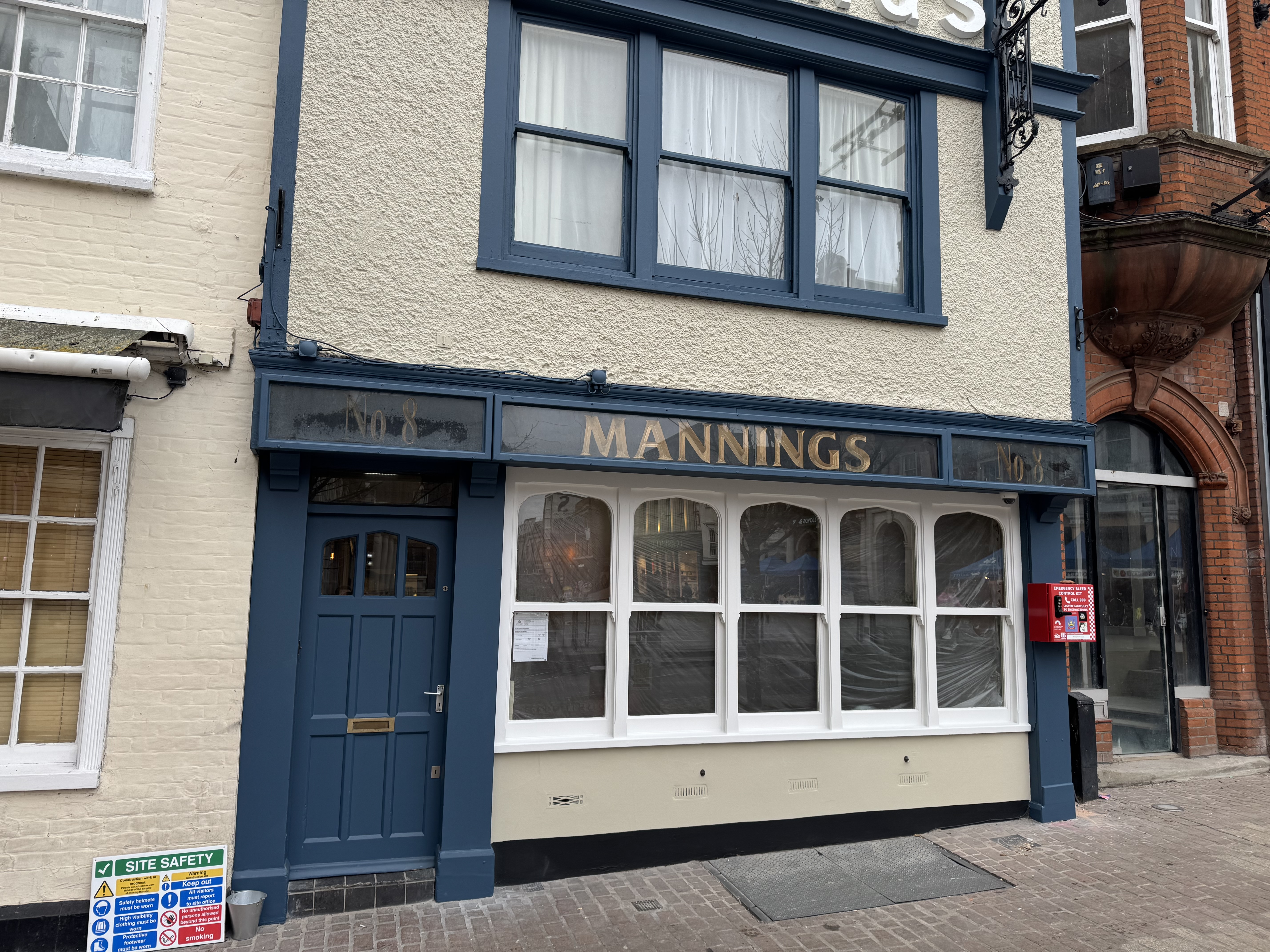 Work is underway at Mannings in Ipswich