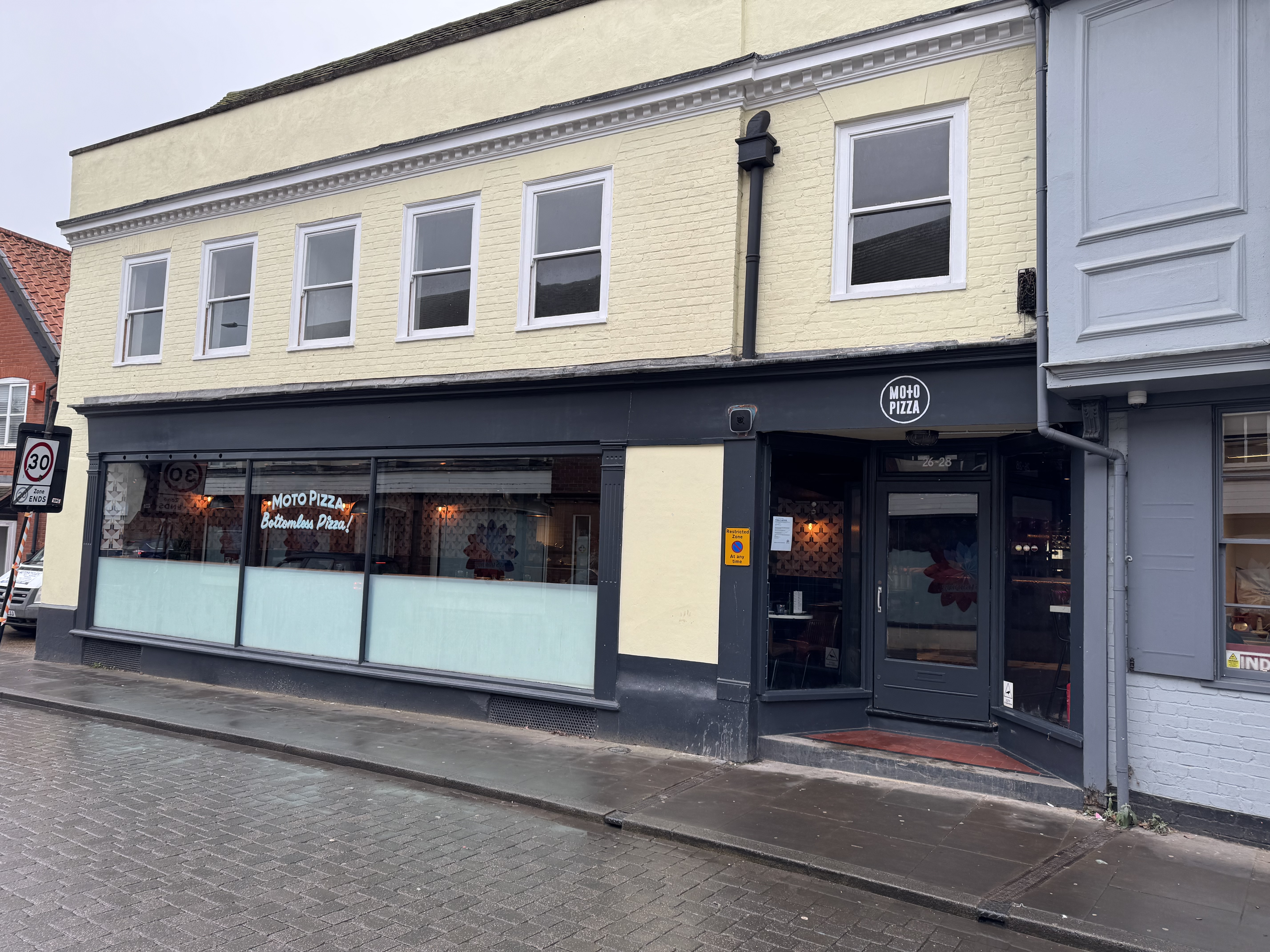 Moto Pizzza on Fore Street, Ipswich