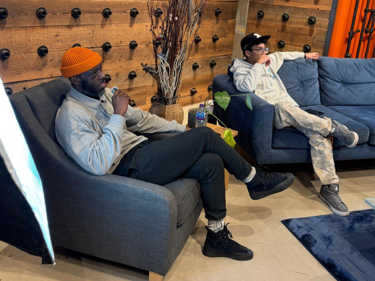 Raph of Scripted Development and Ramon Bradshaw Logan of Ipswich Community Media