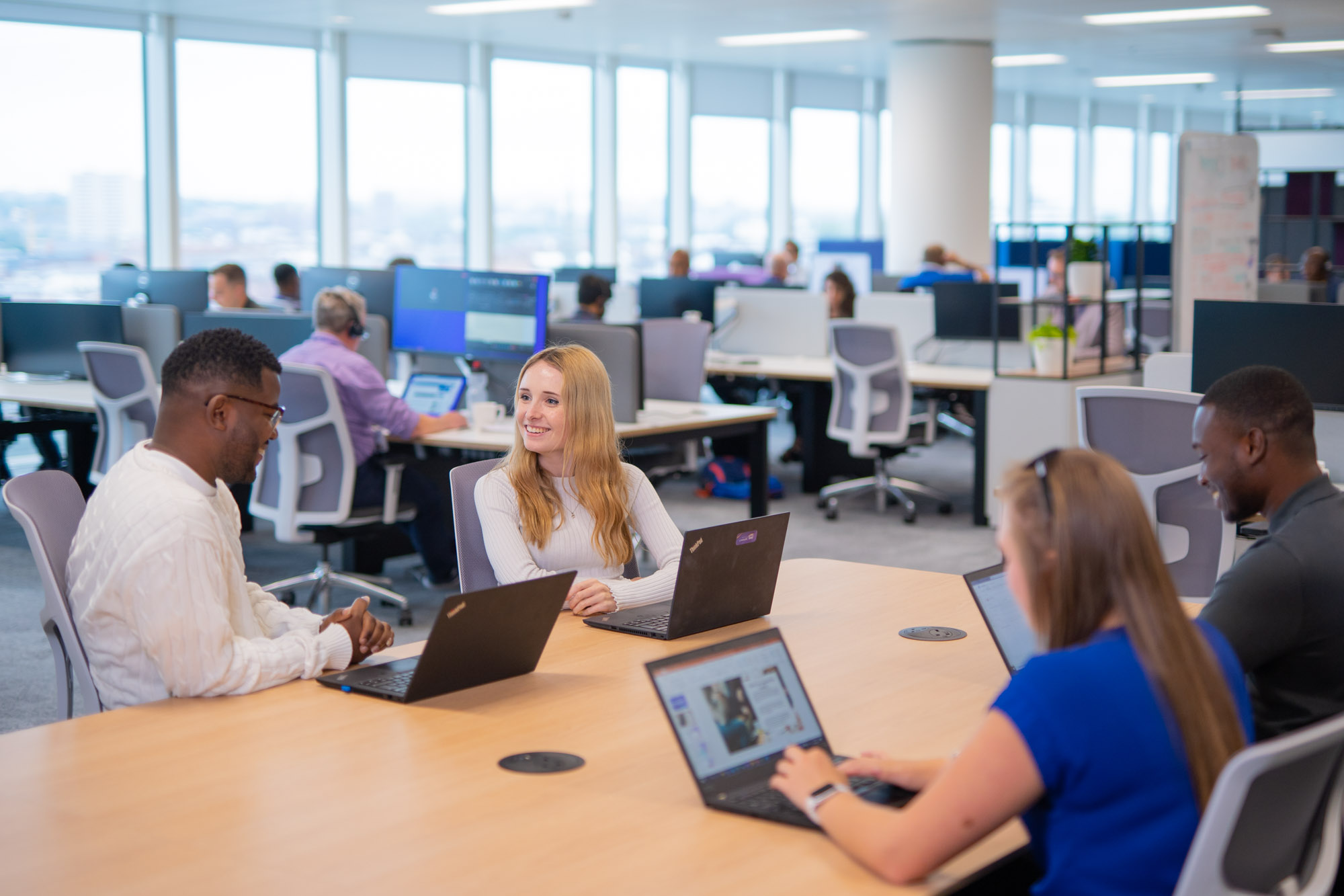 Apprentices at BT Group in Martlesham, Ipswich