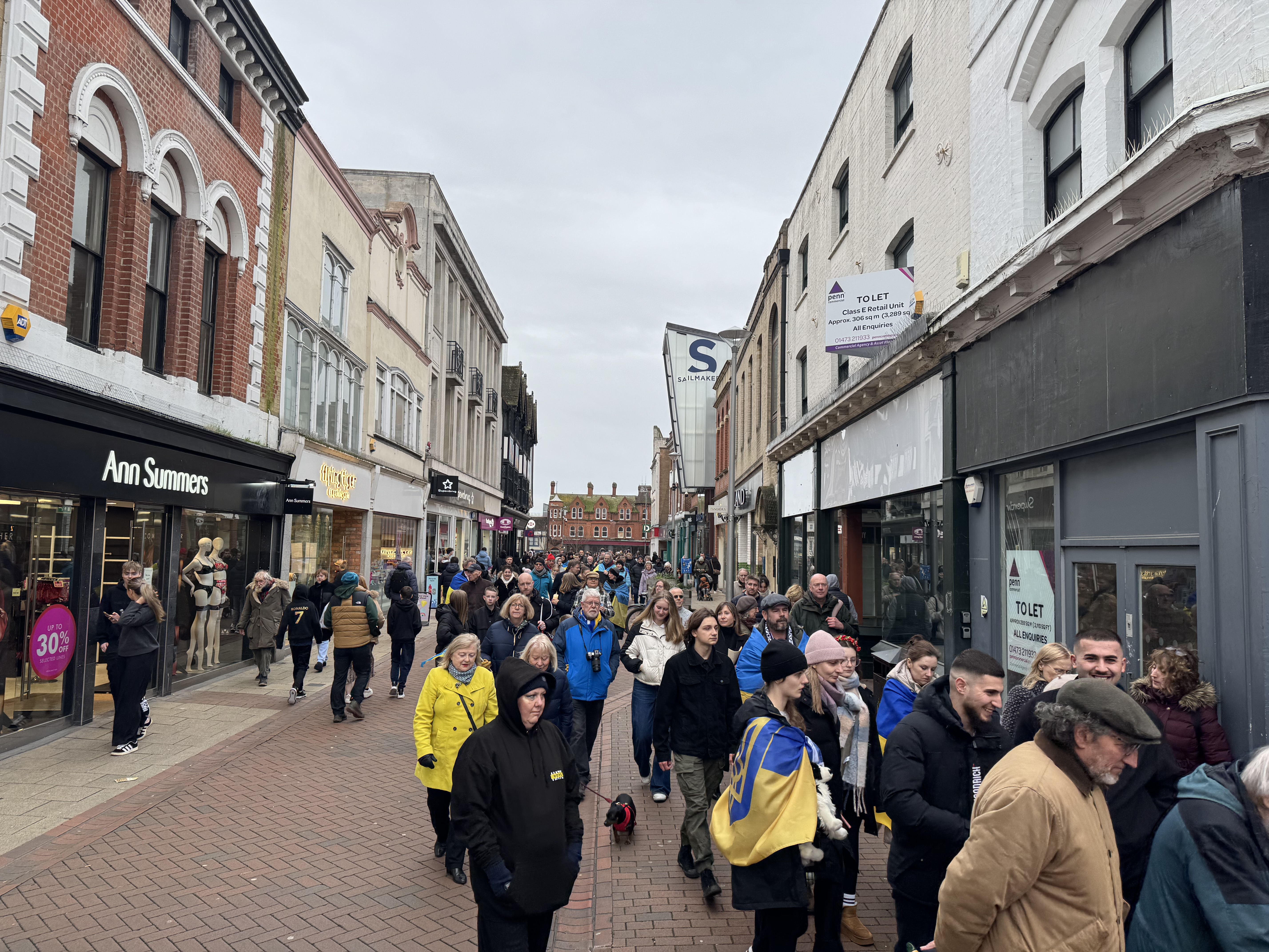 Many attendees then made their way to Ipswich Minster for a special service