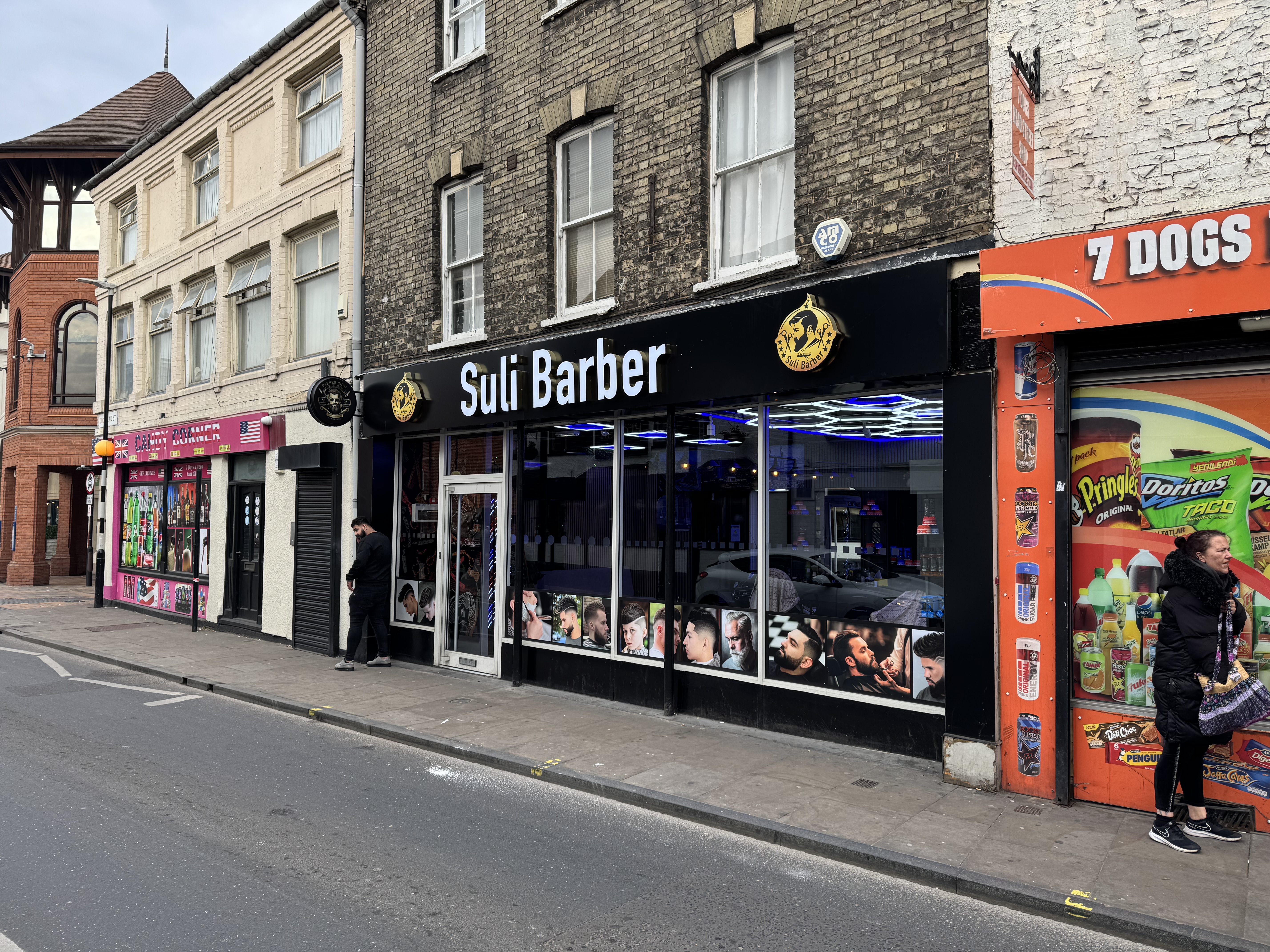 Suli Barber on Dogs Head Street in Ipswich