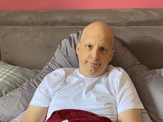 Joe Alexander after his second diagnosis