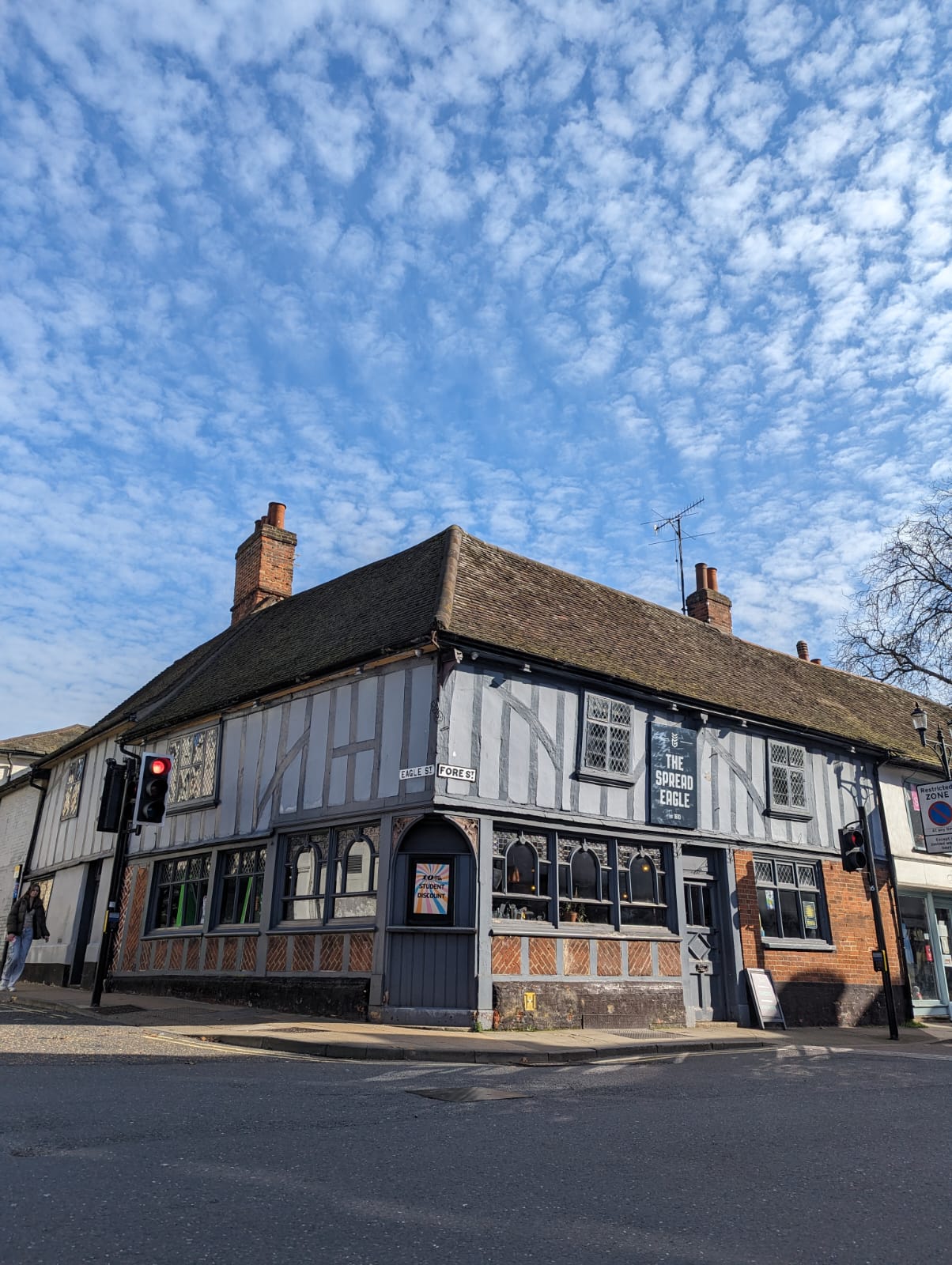 The Spread Eagle Pub in Ipswich