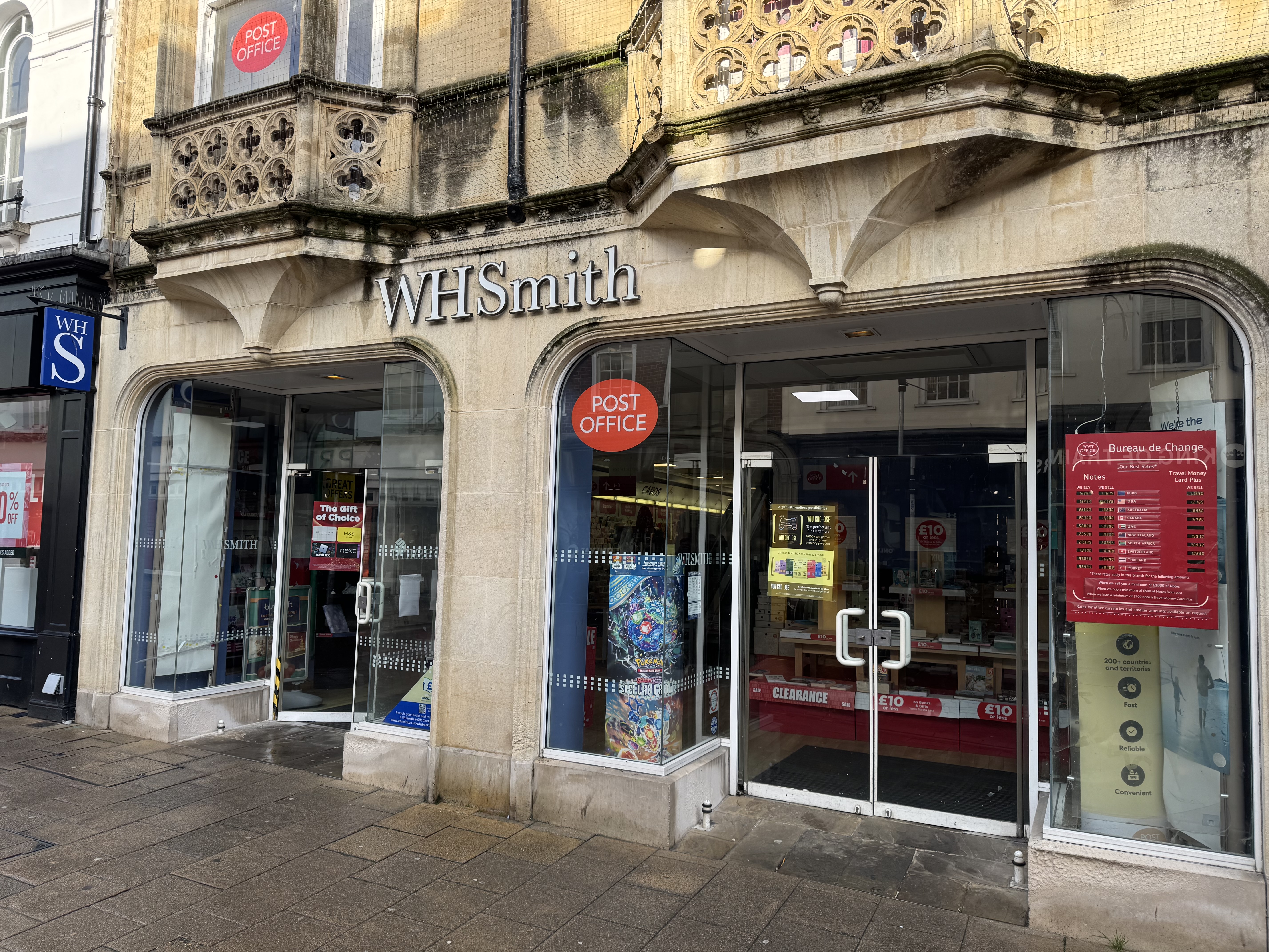 WHSmith on Westgate Street in Ipswich