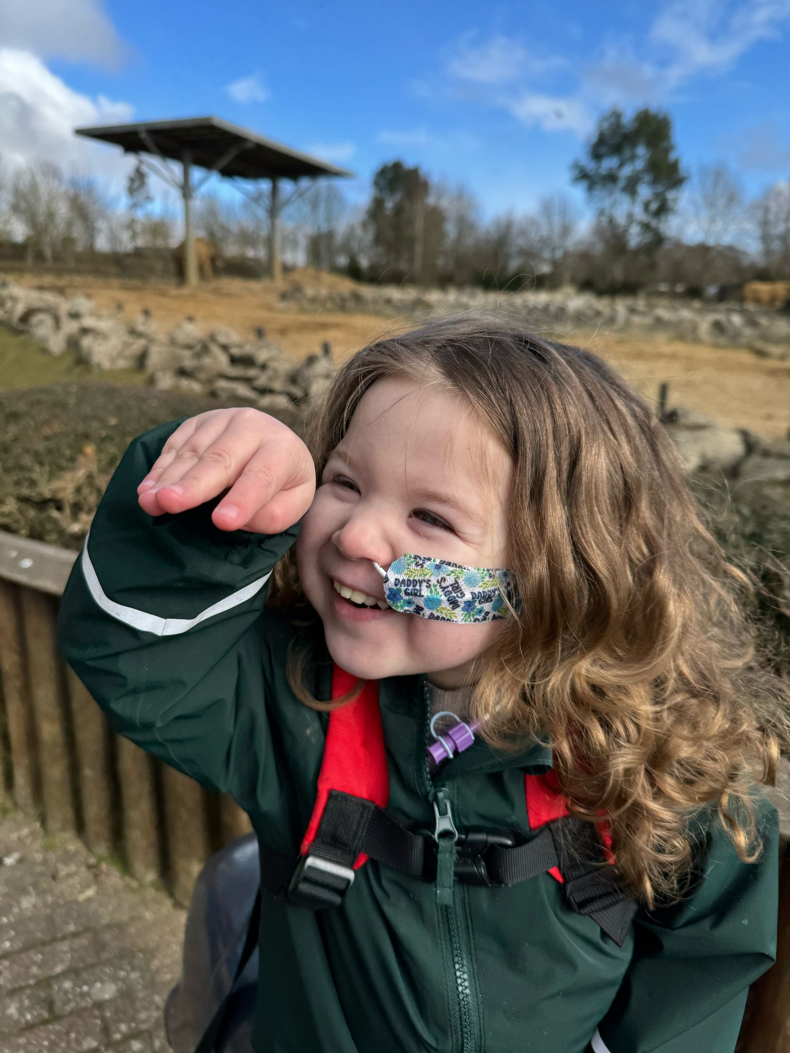 Etta at the zoo