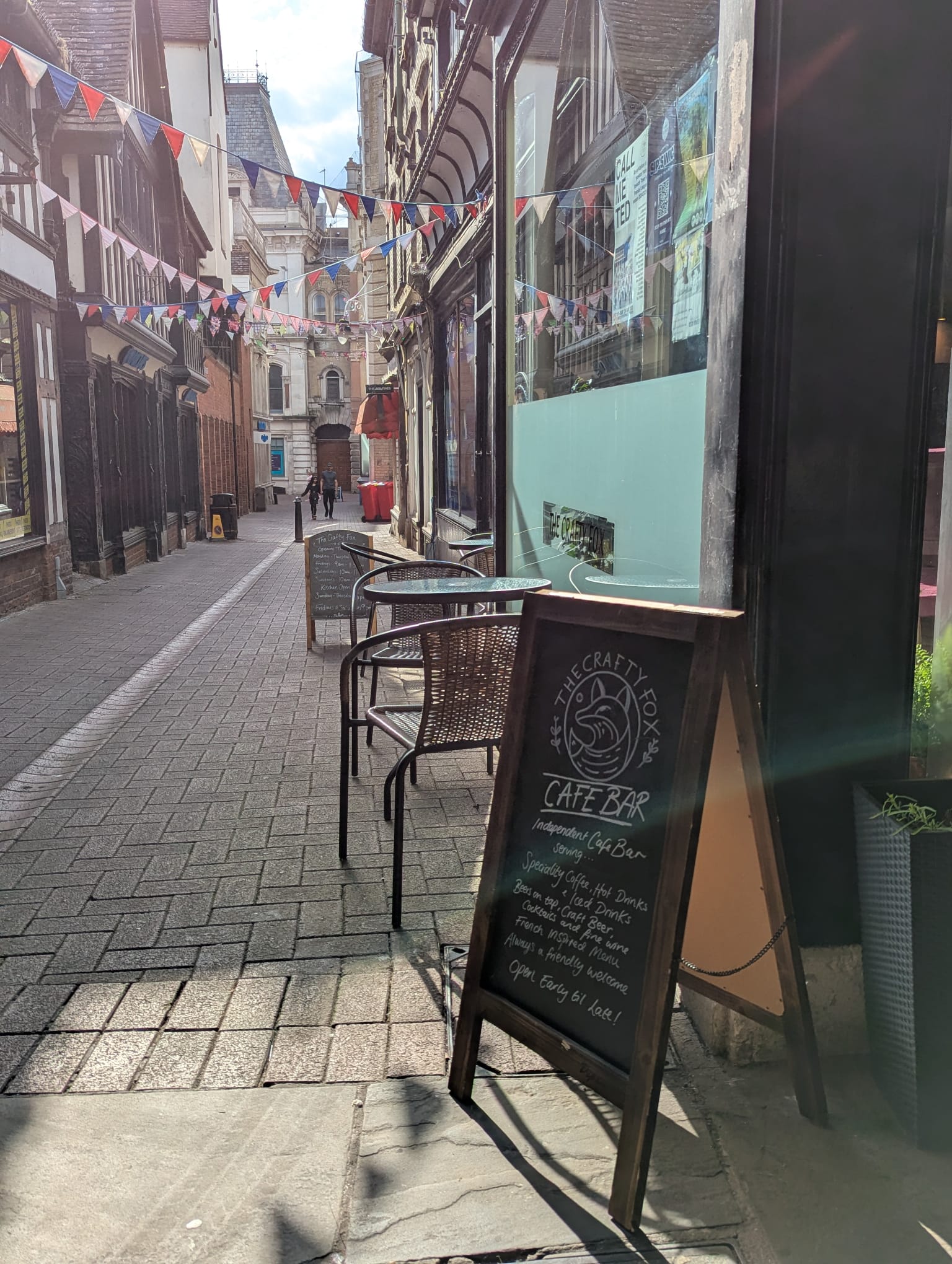 The Crafty Fox on the Walk in the sun