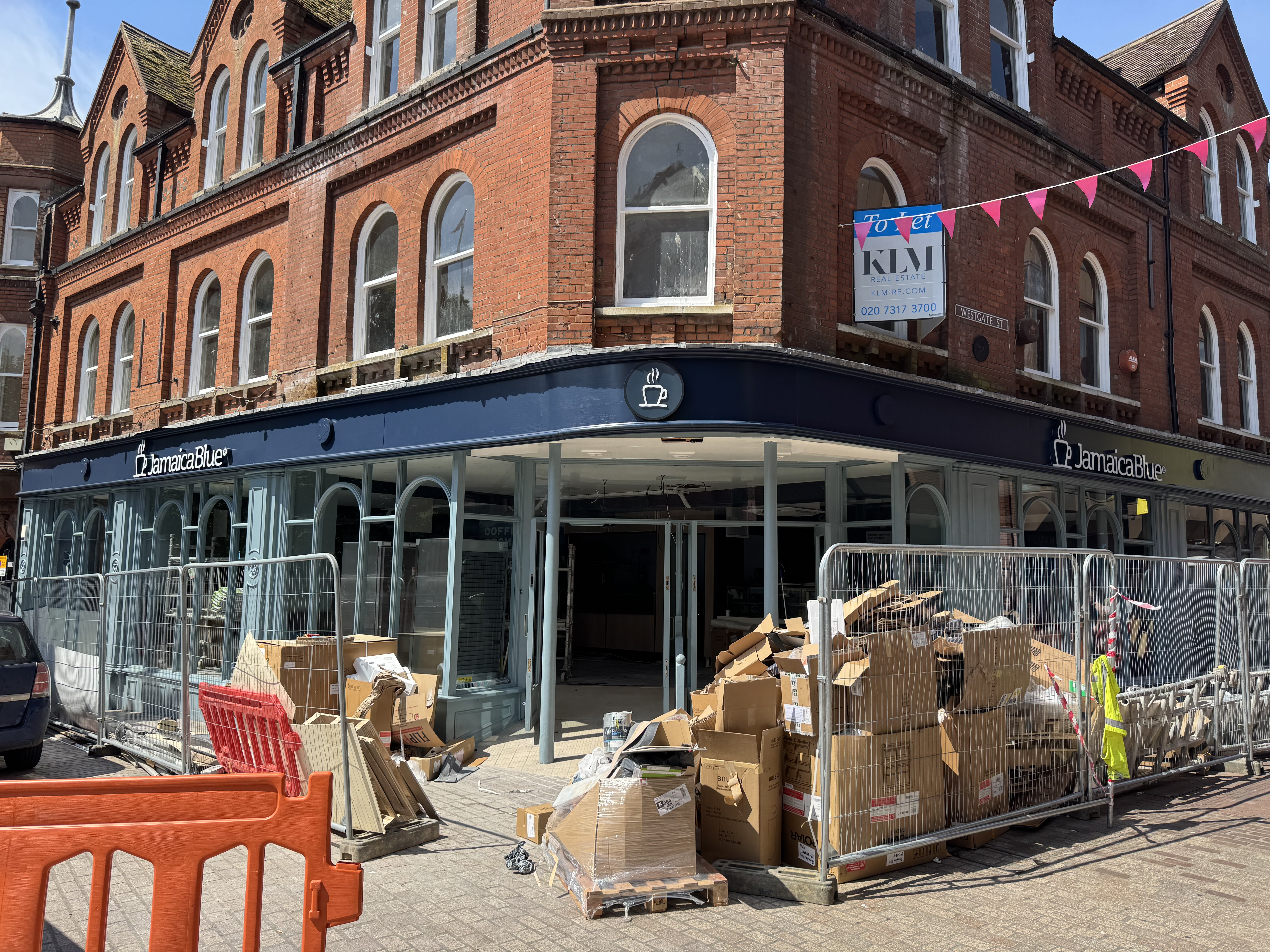 Jamaica Blue in Ipswich under construction