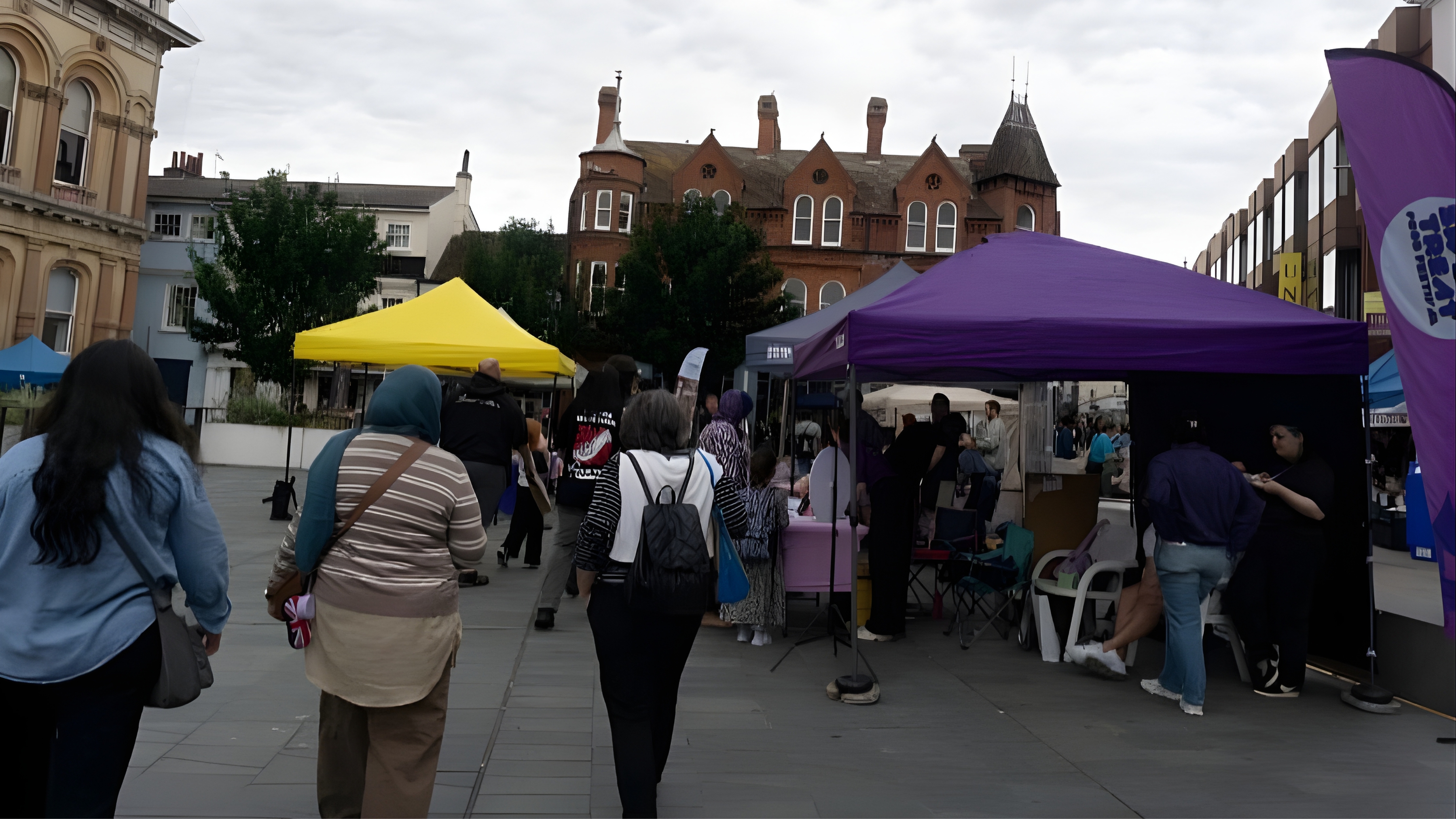 People at outdoor event