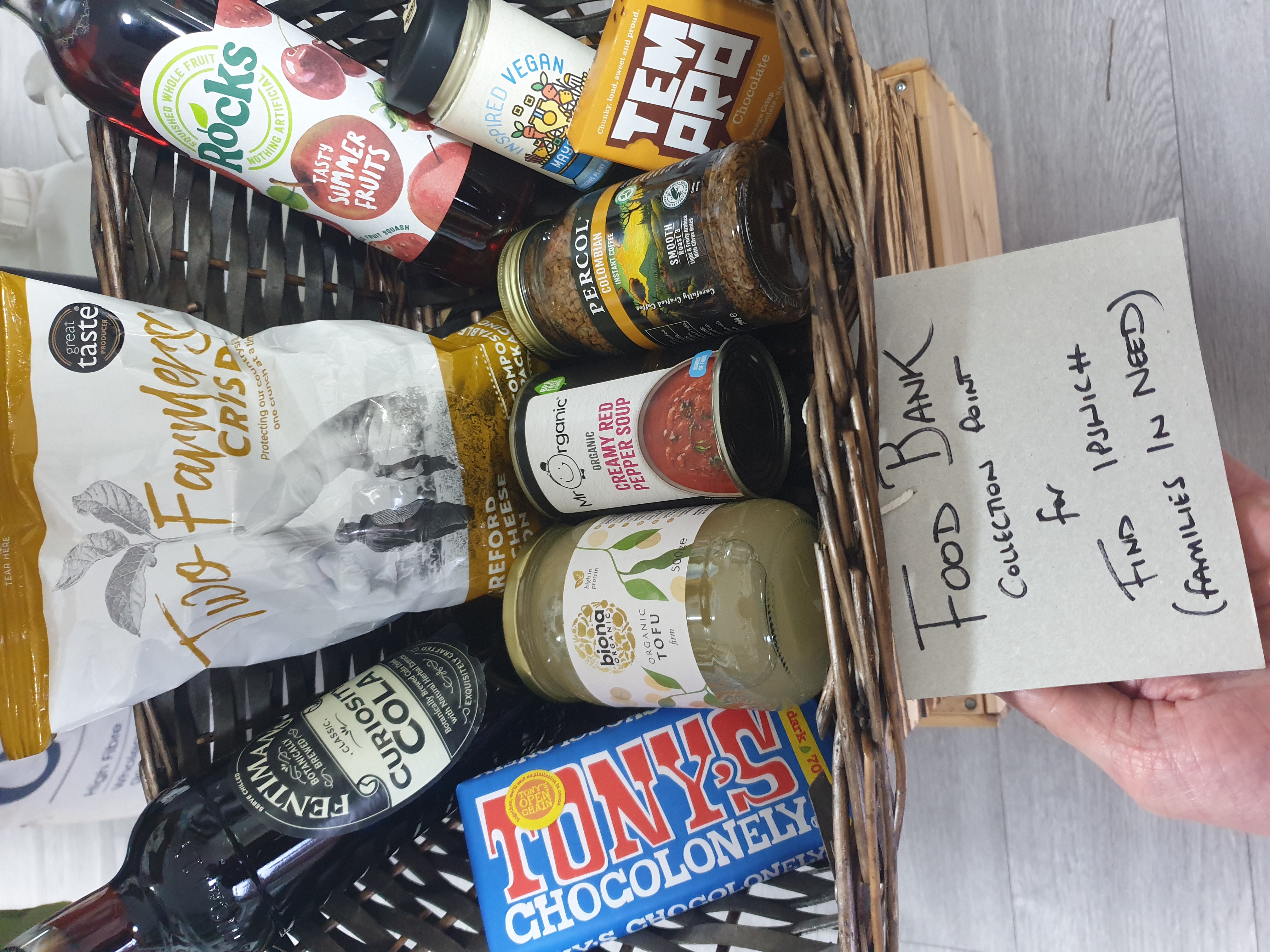 Food in basket